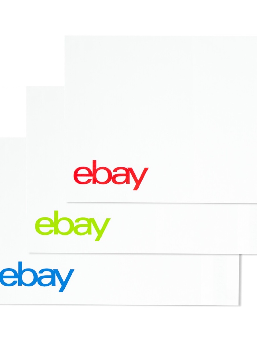100 Ebay Brand  Logo Color Polymailer/Polyjacket Envelopes No Padding 12" x 15"